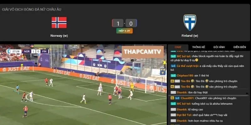 Chế độ đa màn hình xem cùng lúc nhiều trận đấu